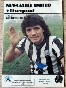 NEWCASTLE UNITED V LIVERPOOL FOOTBALL PROGRAMME KEVIN KEEGAN FINAL GAME MAY 1984 - Picture 1 of 8
