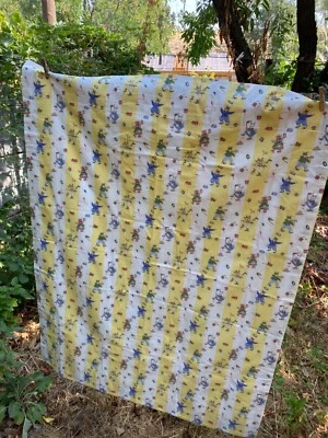 LAURA ASHLEY Madre Niño Conejito 2 Paneles Cortina Rayas Foto 1 de 3