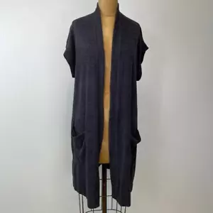 Barefoot Dreams Cardigan Women Large Cozychic Ultra Lite Duster Sweater Core No - Picture 1 of 15