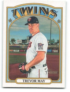 2021 Topps Heritage #350 Trevor May Twins