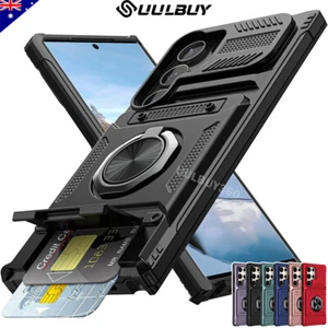 For Samsung S25 S24 S23 A56 A36 A16 Case Shockproof Heavy Duty Cards Slot Cover - Picture 1 of 13