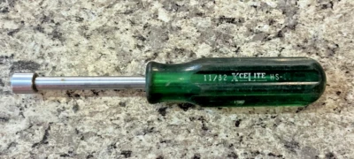Vintage XceLite USA 11/32" #11 NUTDRIVER WITH HOLLOW SHAFT - Image 1 of 4