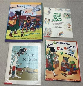 Lot Of 4 Teacher Big Books Oversized Scholastic Easel 16x18 Educational Vintage - Picture 1 of 8