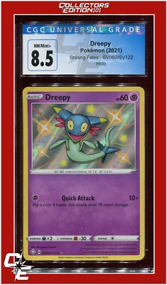 Shining Fates SV060 Dreepy Holo CGC 8.5 - Image 1 of 2