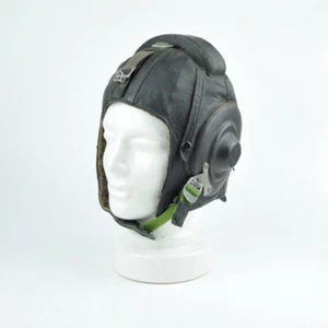 Tank Helmet - Aviator Helmet - 1945 - Old - Military - Leather - Picture 1 of 8