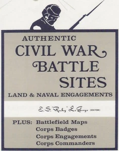 Authentic Civil War Battle Sites Guide Book - Foto 1 di 1