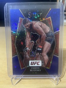 2022 Panini Select UFC Premier Level Blue Disco Prizm  /49 Curtis Blaydes