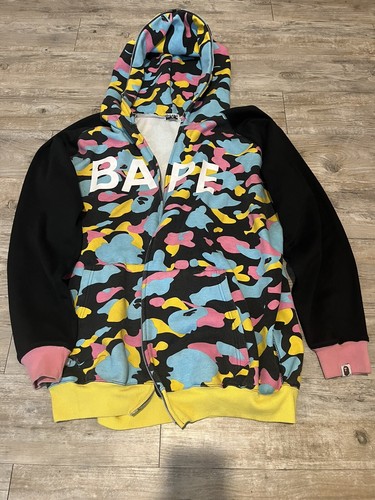 A BATHING APE (BAPE) DEADSTOCK VINTAGE OG BAPE Giacca Candy Cotone 2XL