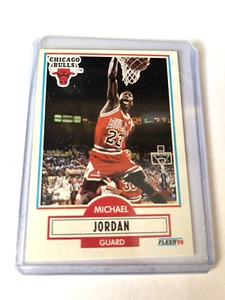 Tarjeta Fleer Michael Jordan Chicago Bulls #26 vintage 1990-91 (X7) - Imagen 1 de 3