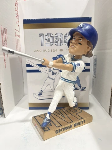 Kansas City Royals George Brett MYSTERY BOBBLEHEAD 1980 MVP SGA 7-26-22 NIB Cover