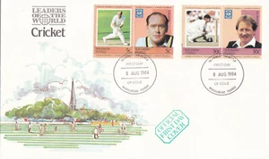 (133256) Cricket Close / Bairstow Nukufetau-Tuvalu FDC 1984 - Picture 1 of 1