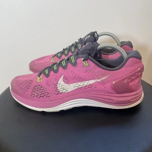 Nike Womens Lunarglide 5 599395-610 Pink Running Shoes Sneakers Size 10 - Picture 1 of 8