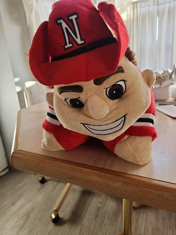 Nebraska Cornhuskers Large 18" Mascot Pillow Pet - NCAA Cover