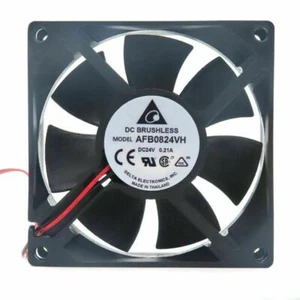 1 pcs Delta AFB0824VH Fan 80*80*25mm DC 24V 0.21A 2-Pin - Picture 1 of 1