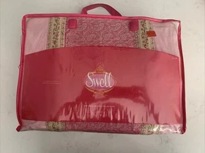 Swell By Cynthia Rowley King Duvet Set The Tickled Pink Collection 2002 New - Picture 1 of 9