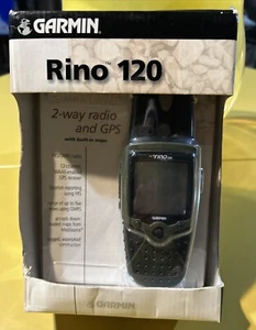 Garmin Rino 120 Handheld GPS Navigator & 2-Way Radio - TESTED WORKING Read Desc - Picture 1 of 10