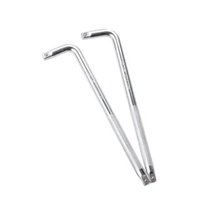 2pc L Type Socket Bent Bar L-Handle Sockets Wrench Repair Hand Tools Curved Rod - Picture 1 of 4
