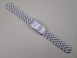2.5mm 8mm 13mm lug size lady's stainless steel watch band silver tone 6.5" CPL - Picture 1 of 5