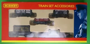 Hornby R6228 Assorted Wagons Pack of Five - Lowmac/conflat/mineral x3 OO BNIB - Picture 1 of 3