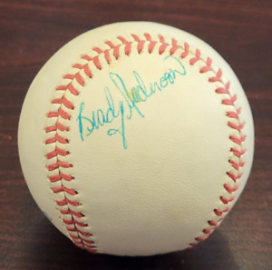 Brady Anderson JSA Authenticated Autographed Bobby Brown Baseball !!!