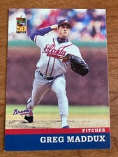 2001 Topps 50 Years Postopia Card #5 Of 18 Pitcher Greg Maddux