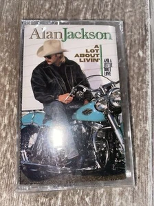 Cassette Alan Jackson A Lot About Livin' 1992 Arista Records Sealed Brand New - Picture 1 of 3