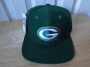Vintage NFL Green Bay Packers Snapback Cap Hat 80s 90s Twins Enterprise NEW NWT - Picture 1 of 4
