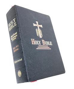 New Catholic Edition of Holy Bible Fine Art Edition 1962 Color illustrations - Imagen 1 de 7