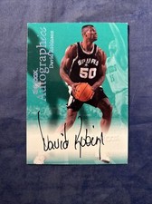Signature 1999 -00 Skybox Autographics David Robinson Auto Autograph Edge Wear