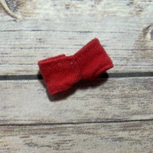 Ropa de vestir Calico Critters para hermanos hermanos pantalones cortos difusos rojos - Imagen 1 de 3