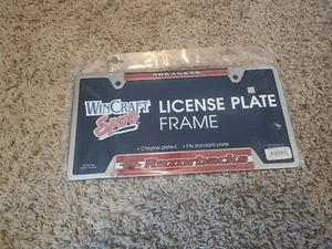 University of Arkansas Chrome Plated License Plate Frame New - Picture 1 of 5