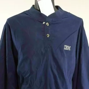 IBM Swingster Destinations Jacke XL Herren Blau NOS 90s Vintage Sport Pullover - Bild 1 von 12