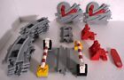 Lego Duplo 10882 - Train Tracks Crossing Gate Red Action Brick For Your Layout