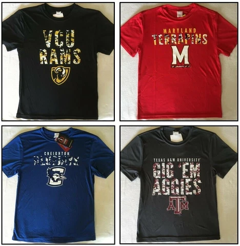 Youth Shirt Creighton Bluejays Texas A&M Aggies Maryland Terrapins, VCU Rams Cover