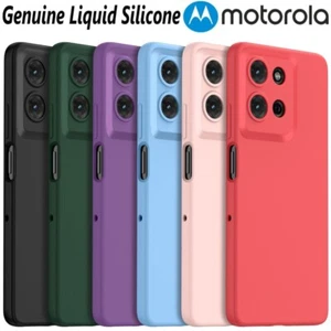 Case For Motorola Moto G15 GENUINE Liquid Silicone Shockproof ARMOUR Phone Cover - Picture 1 of 18