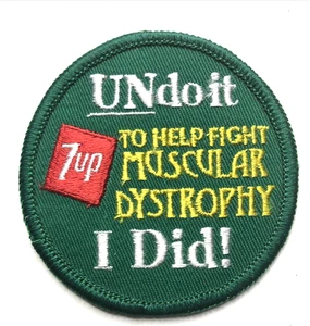 7up Undo it to help fight muscular dystrophy- I Did! patch - Picture 1 of 2