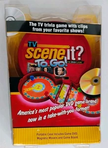Scene It? The DVD Game To Go! New Install Box Sealed NIB Portable Case Free Ship - Picture 1 of 11