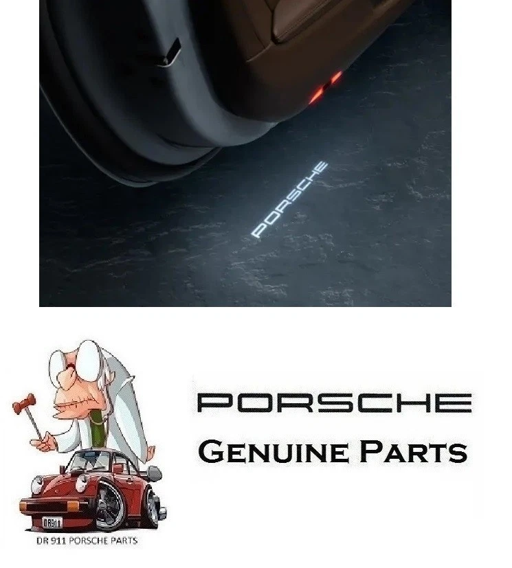 Juego de 2 proyectores de puerta originales Porsche LED logotipo Porsche 9Y0044911A Foto 1 de 1