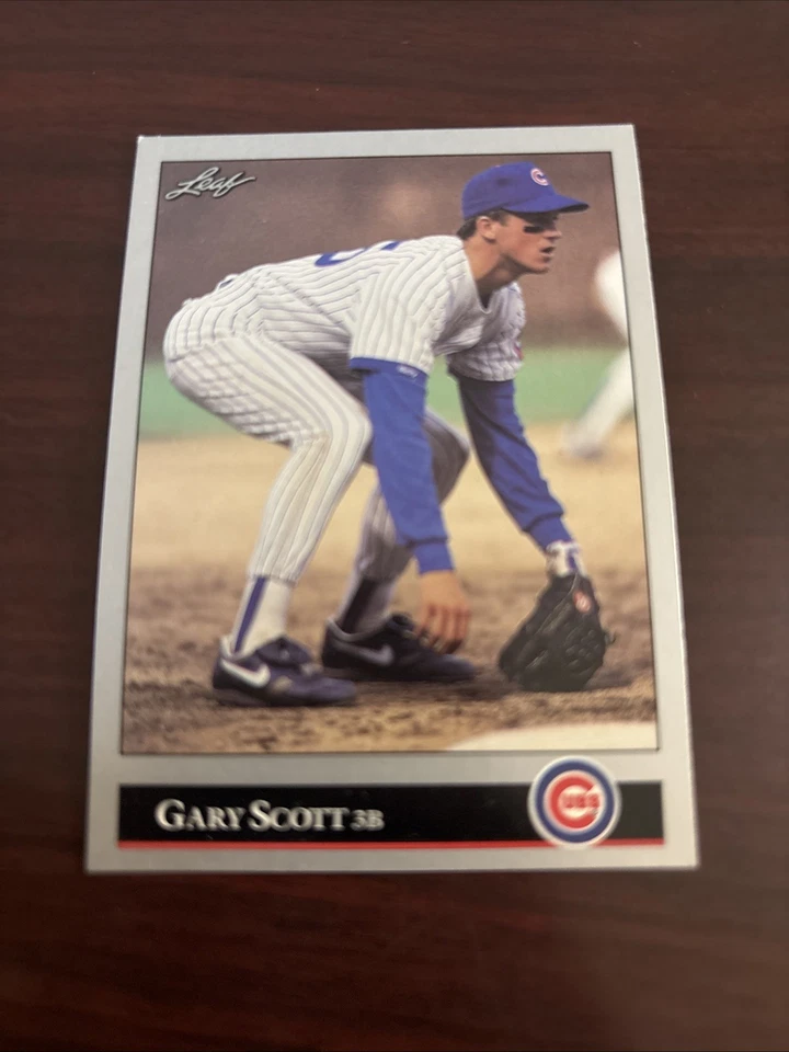 1992 Leaf #6 Gary Scott Chicago Cubs - Image 1 of 1