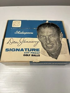 PELOTA DE GOLF Shakespeare nueva en caja don enero vintage firma docena rara años 60’s - Imagen 1 de 5