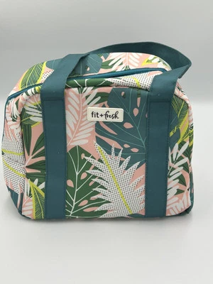FIT & FRESH Insulated Cooler Floral Pattern Lunch Tote Bag Lightweight,9x10. 1M - Image 1 of 4