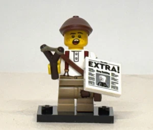 Lego Collectible Minifigure Series 24, Set # 71037 - Newspaper Kid - Picture 1 of 3