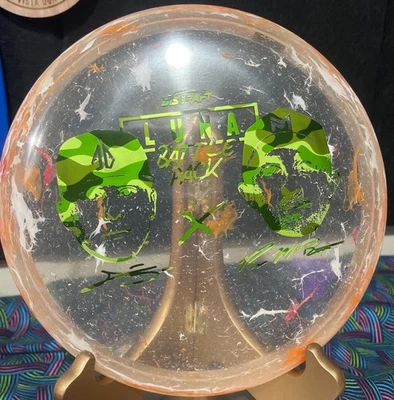 Discraft Z Orange Jawbreaker Luna Battle Box 173-174g Camo  Foil - Image 1 of 4