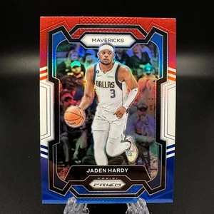2023-24 Panini Prizm Jaden Hardy Red White Blue Prizm #21 Dallas Mavericks - Picture 1 of 2