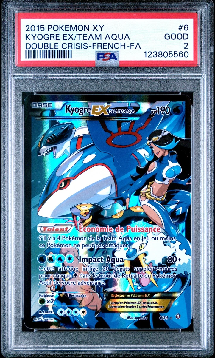 Kyogre Pokémon TCG Professional Sports Authenticator (PSA