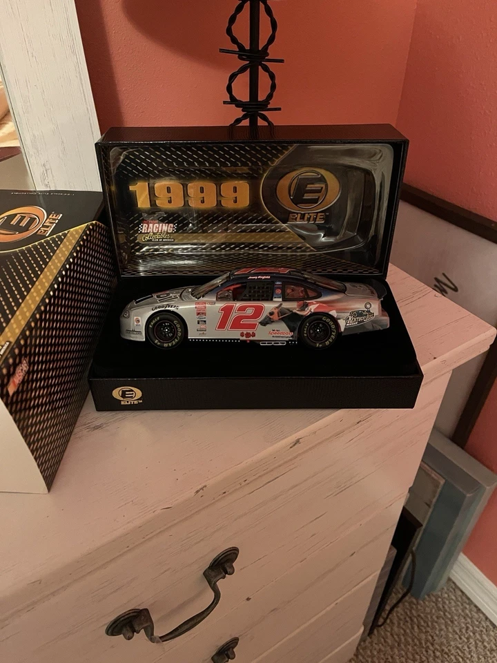 1999 Jeremy Mayfield #12 Mobil 1 125th Kentucky Derby 1/24 Elite NASCAR Diecast - Image 1 of 4