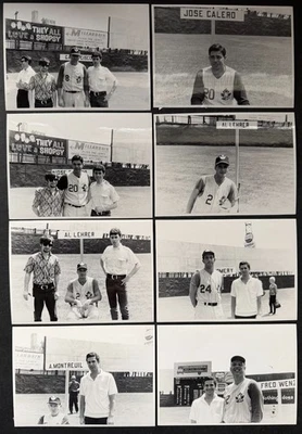 Lote de 16 fotos tipo 1 Maple Leaf Stadium 1967 hojas equipo de béisbol foto día Foto 1 de 4