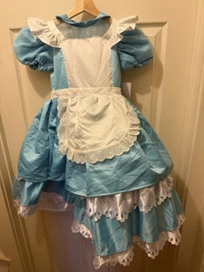DISNEY ALICE IN WONDERLAND ALICE SMALL 4--6X COSTUME - Picture 1 of 18
