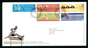 2002 Commonwealth Games FDC. Edinburgh First Day Cover. 2299-2303 - Picture 1 of 1