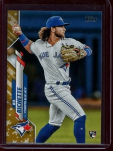 2020 Topps Complete Set #78 Bo Bichette Gold Stars Parallel RC Card Rookie - Picture 1 of 2